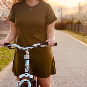 Women’s green sundress